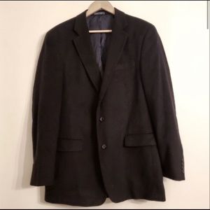 Nautica Black Sports Coat Black Blazer 42L